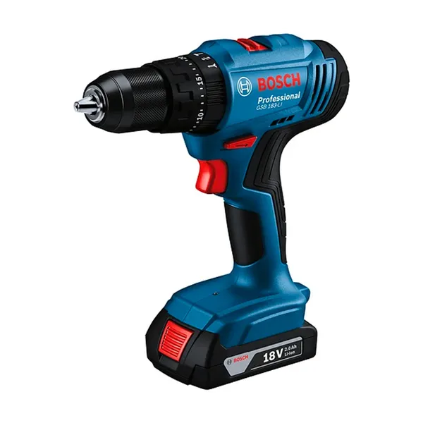 Taladro Percutor Inalámbrico 1/2″ Bosch GSB 183 LI + 1 Batería + Cargador